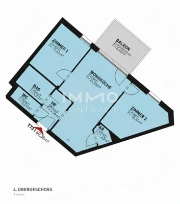 3-Zimmer-Wohnung kaufen in Wien – 60,38 m², € 489.500 – Bild 14 von 14