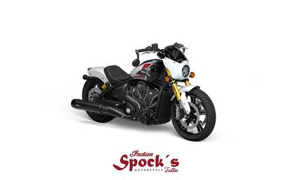 Indian Scout 101 Scout LTD+TECH, White Metallic w/graphics