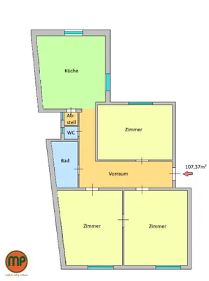3-Zimmer-Wohnung mieten in Wien – 107 m², € 1.599 – Bild 13 von 18