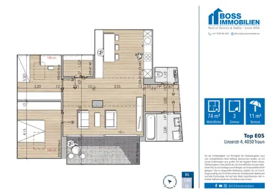 3-Zimmer-Wohnung mieten in Linz Land – 74,09 m², € 1.198 – Bild 17 von 17
