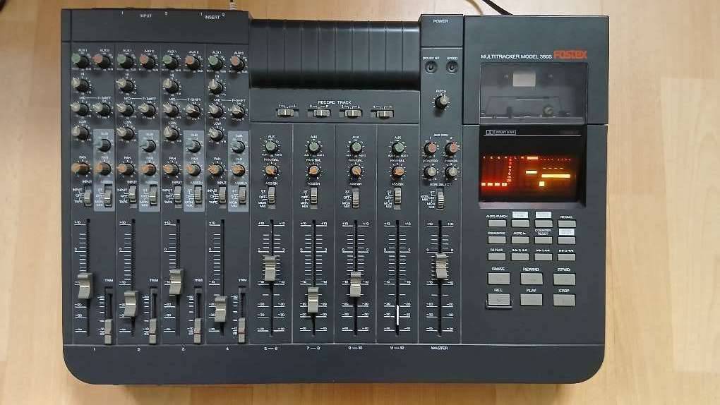 Fostex 380s Multitracker Analog Mischpult/4-Spur Kassettenrekorder