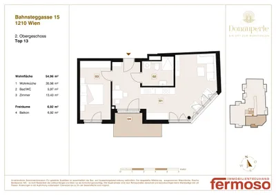 2-Zimmer-Wohnung kaufen in Wien – 54,74 m², € 419.000 – Bild 14 von 14