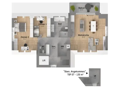 3-Zimmer-Wohnung kaufen in Wien – 129,24 m², € 919.900 – Bild 14 von 18