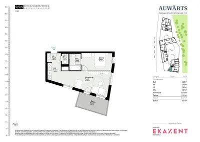 2-Zimmer-Wohnung mieten in Wien – 46,51 m², € 1.355 – Bild 8 von 8