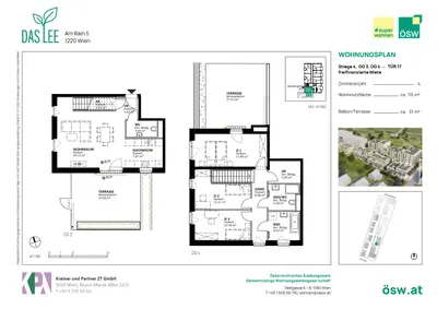4-Zimmer-Wohnung mieten in Wien – 115,41 m², € 2.601 – Bild 2 von 6