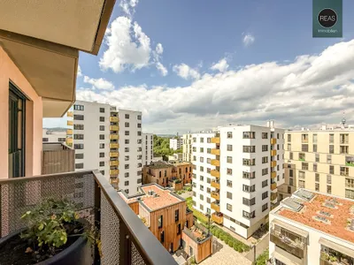 Provisionsfrei: Apartment beim Grünareal "Freie Mitte" - Teilmöbliert, Deckenkühlung, Panoramabalkon, Gym! – Bild 3