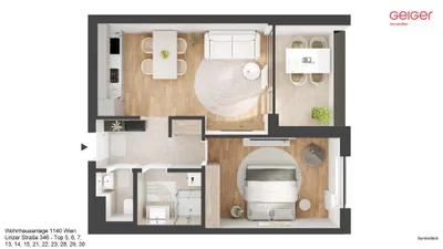 2-Zimmer-Wohnung kaufen in Wien – 48,19 m², € 362.800 – Bild 4 von 21