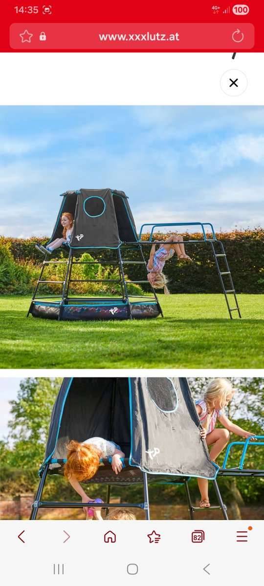 KLETTERGERST Sandkasten Sandkiste Zelt spielturm,  150,- (2111  Harmannsdorf) - willhaben