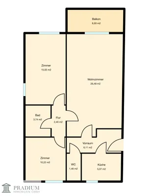 3-Zimmer-Wohnung kaufen in Baden – 71,17 m², € 345.000 – Bild 10 von 10
