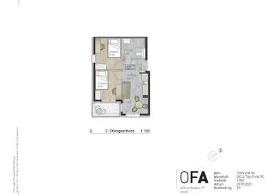 3-Zimmer-Wohnung mieten in Innsbruck – 38,35 m², € 1.506 – Bild 3 von 4