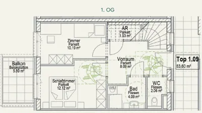 3-Zimmer-Wohnung kaufen in Graz – 83,6 m², € 471.200 – Bild 6 von 7