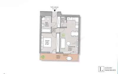 2-Zimmer-Wohnung kaufen in Wien – 47,11 m², € 499.000 – Bild 19 von 19