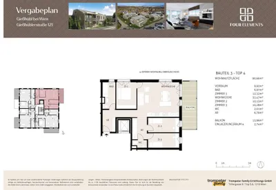 4-Zimmer-Wohnung kaufen in Mödling – 90,66 m², € 545.900 – Bild 23 von 24
