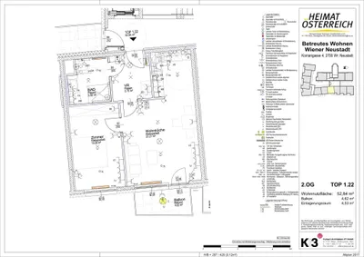 2-Zimmer-Wohnung mieten in Wiener Neustadt – 52,84 m², € 724 – Bild 14 von 14
