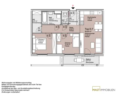 3-Zimmer-Wohnung kaufen in Wien – 64,65 m², € 409.000 – Bild 15 von 16