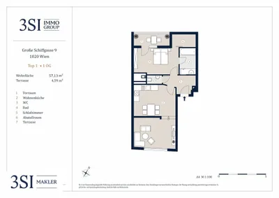 2-Zimmer-Wohnung kaufen in Wien – 57,13 m², € 479.000 – Bild 16 von 16