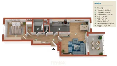 1-Zimmer-Wohnung mieten in Korneuburg – 63 m², € 850 – Bild 20 von 20