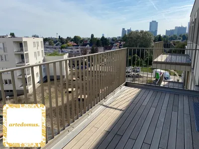 MODERN DREAMS ALTE DONAU! Lichtdurchfluteter 2 Zimmer Erstbezug mit 10m² Terrasse nahe U1 KAGRAN !
