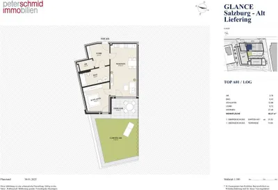 2-Zimmer-Wohnung kaufen in Salzburg Stadt – 60,27 m², € 469.500 – Bild 5 von 6