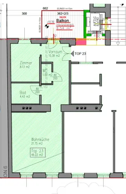 2-Zimmer-Wohnung kaufen in Wien – 46,22 m², € 299.000 – Bild 9 von 9