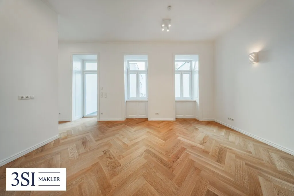 Heller 3-Zimmer-Erstbezug mit Balkon in revitalisierter Altbauliegenschaft nahe Kagraner Platz - Widok 3