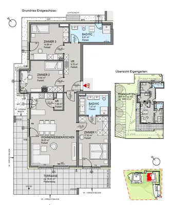 4-Zimmer-Wohnung kaufen in Graz – 113,02 m², € 795.000 – Bild 6 von 7