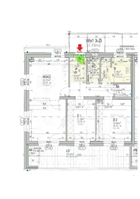 3-Zimmer-Wohnung mieten in Graz-Umgebung – 77,4 m², € 1.109 – Bild 2 von 21