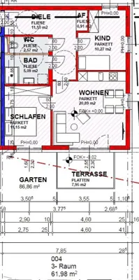 2-Zimmer-Wohnung kaufen in Wels-Land – 61,98 m², € 290.084 – Bild 11 von 11