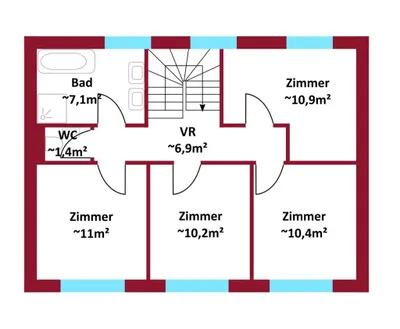 5-Zimmer-Immobilie mieten in Mattersburg – 120 m², € 1.379 – Bild 13 von 15
