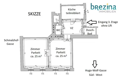 2-Zimmer-Wohnung mieten in Wien – 76,8 m², € 1.316 – Bild 25 von 25