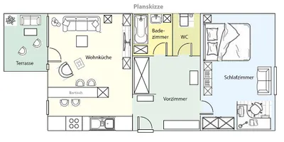 2-Zimmer-Wohnung mieten in Mödling – 55 m², € 1.300 – Bild 16 von 22