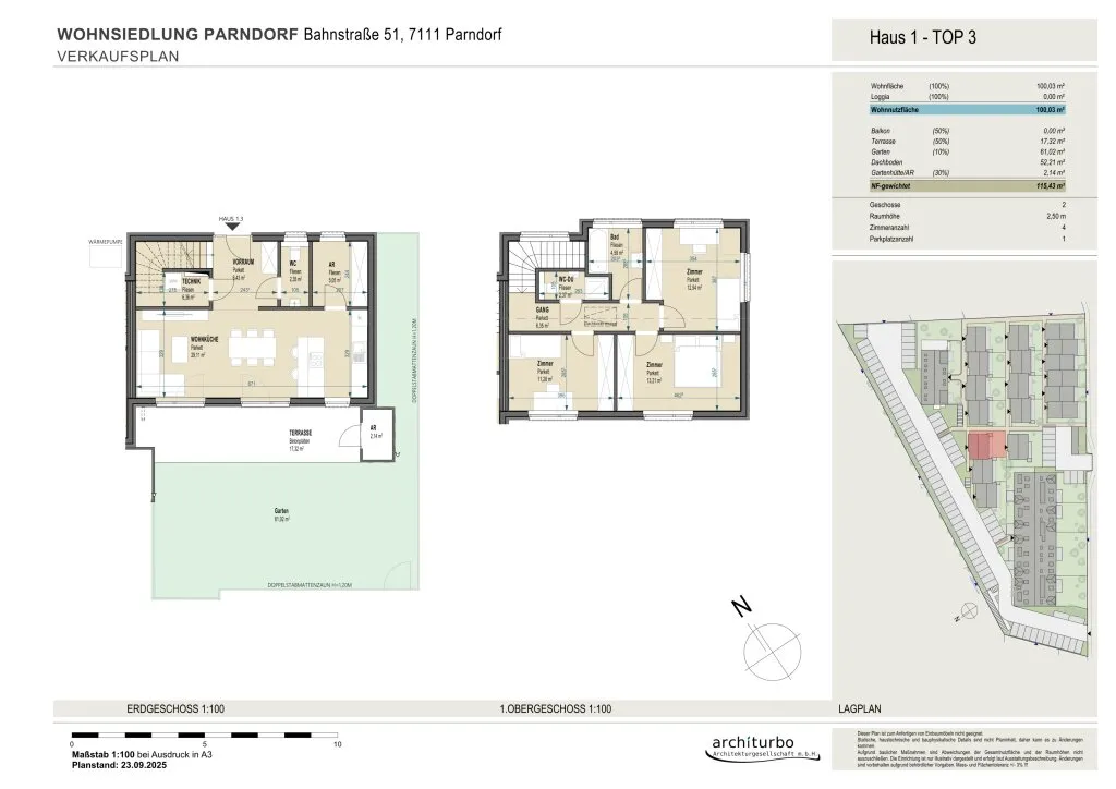 Deine Chance auf etwas Eigenes / Reihenhaus in Parndorf – pohled 3