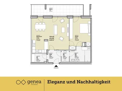 2-Zimmer-Wohnung kaufen in Graz – 84,26 m², € 514.574 – Bild 2 von 13