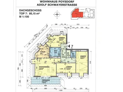 4-Zimmer-Wohnung mieten in Mistelbach – 92,74 m², € 860 – Bild 5 von 5