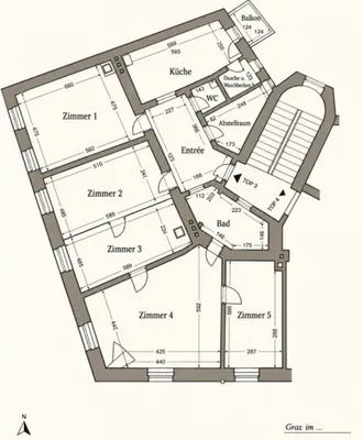 5-Zimmer-Wohnung kaufen in Graz – 146 m², € 549.000 – Bild 12 von 14