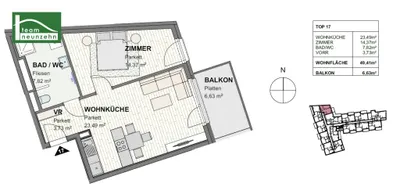 2-Zimmer-Wohnung mieten in Sankt Pölten – 49,41 m², € 800 – Bild 17 von 17