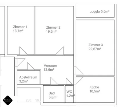 3-Zimmer-Wohnung kaufen in Krems an der Donau – 94 m², € 199.000 – Bild 8 von 8