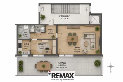 2-Zimmer-Wohnung kaufen in Wien – 40 m², € 180.000 – Bild 8 von 9