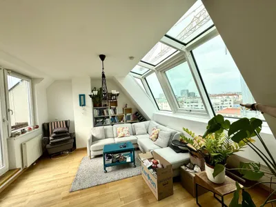 3-Monate um 936,36EUR Sommerangebot! Geräumige 2-Zimmer-Dachgeschosswohnung mit traumhaften Fernblick! – Bild 2