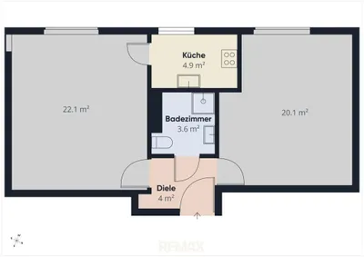 2-Zimmer-Wohnung kaufen in Linz Land – 55,82 m², € 129.000 – Bild 10 von 10