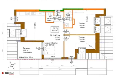 3-Zimmer-Wohnung kaufen in Wien – 85,2 m², € 499.000 – Bild 35 von 36