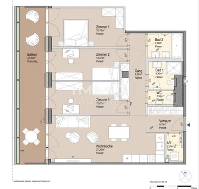 4-Zimmer-Wohnung kaufen in Wien – 95,31 m², € 1.129.100 – Bild 23 von 23