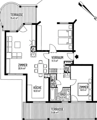 2-Zimmer-Wohnung mieten in Wien – 76 m², € 1.542 – Bild 14 von 14