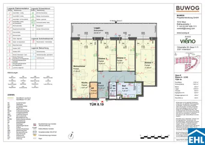4-Zimmer-Wohnung mieten in Mödling – 91,61 m², € 2.204 – Bild 12 von 12