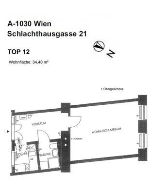 1-Zimmer-Wohnung kaufen in Wien – 33,51 m², € 199.000 – Bild 17 von 18