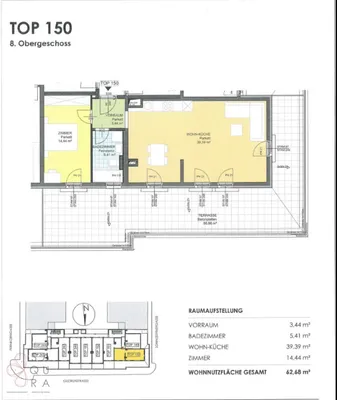 2-Zimmer-Wohnung mieten in Wien – 63 m², € 1.231 – Bild 13 von 13