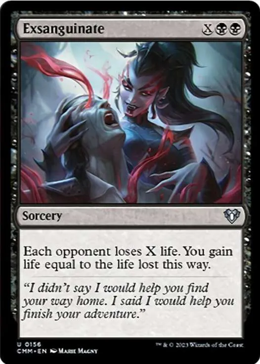 Exsanguinate Foil - Magic the Gathering Commander Masters