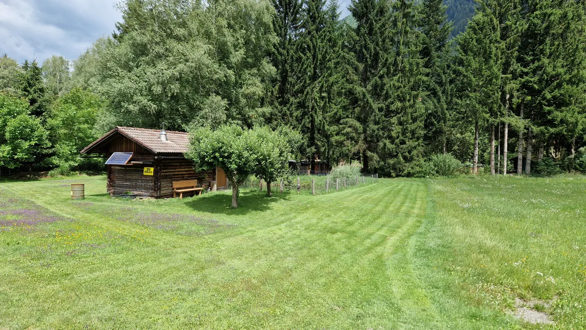 Rottenmann: Große Wiese, Fischerhütte mit Fischteich - Ansicht 2