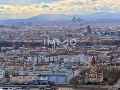 Sonnenuntergang und Stephansdom Blick: 48. Etage DC2 Tower - Erstbezug – Bild 2