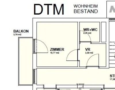 Wohnung mieten in Braunau am Inn – 16,73 m², € 488 – Bild 7 von 7